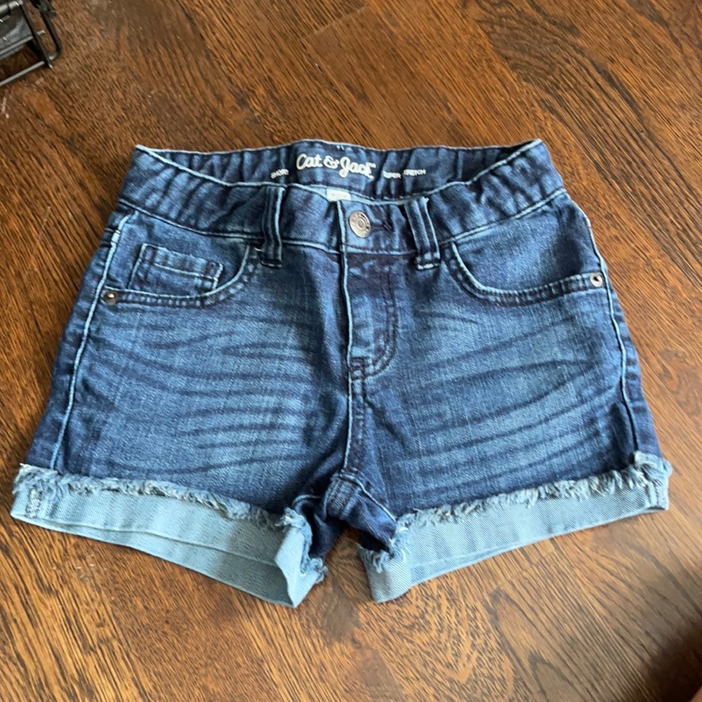 Denim shorts